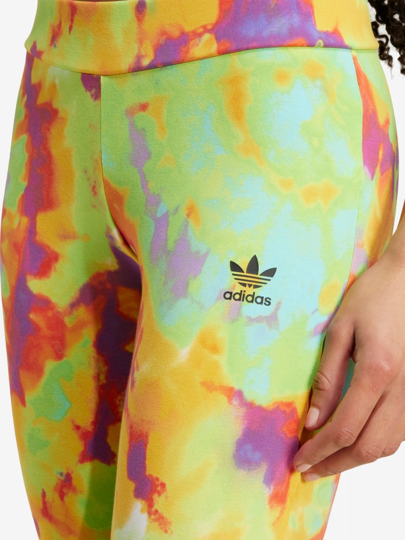 Leggings Adidas Tie-Dyed Flared W Coloridos