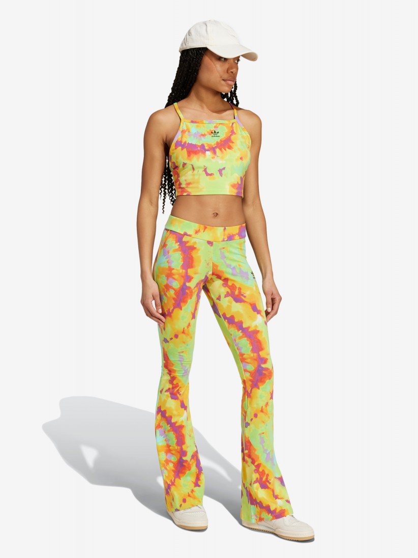 Leggings Adidas Tie-Dyed Flared W Coloridos