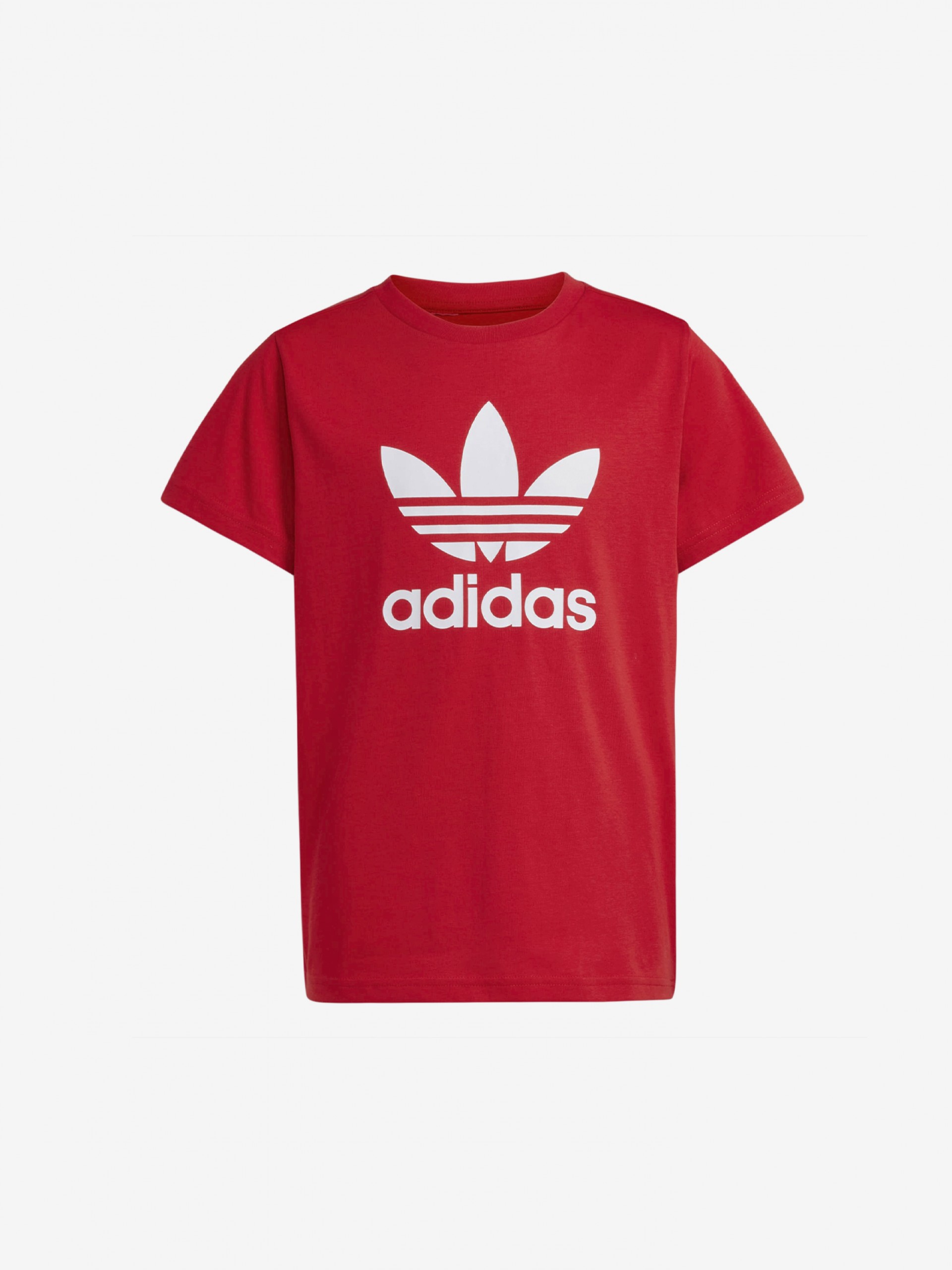 T-shirt Adidas Trefoil J Vermelha