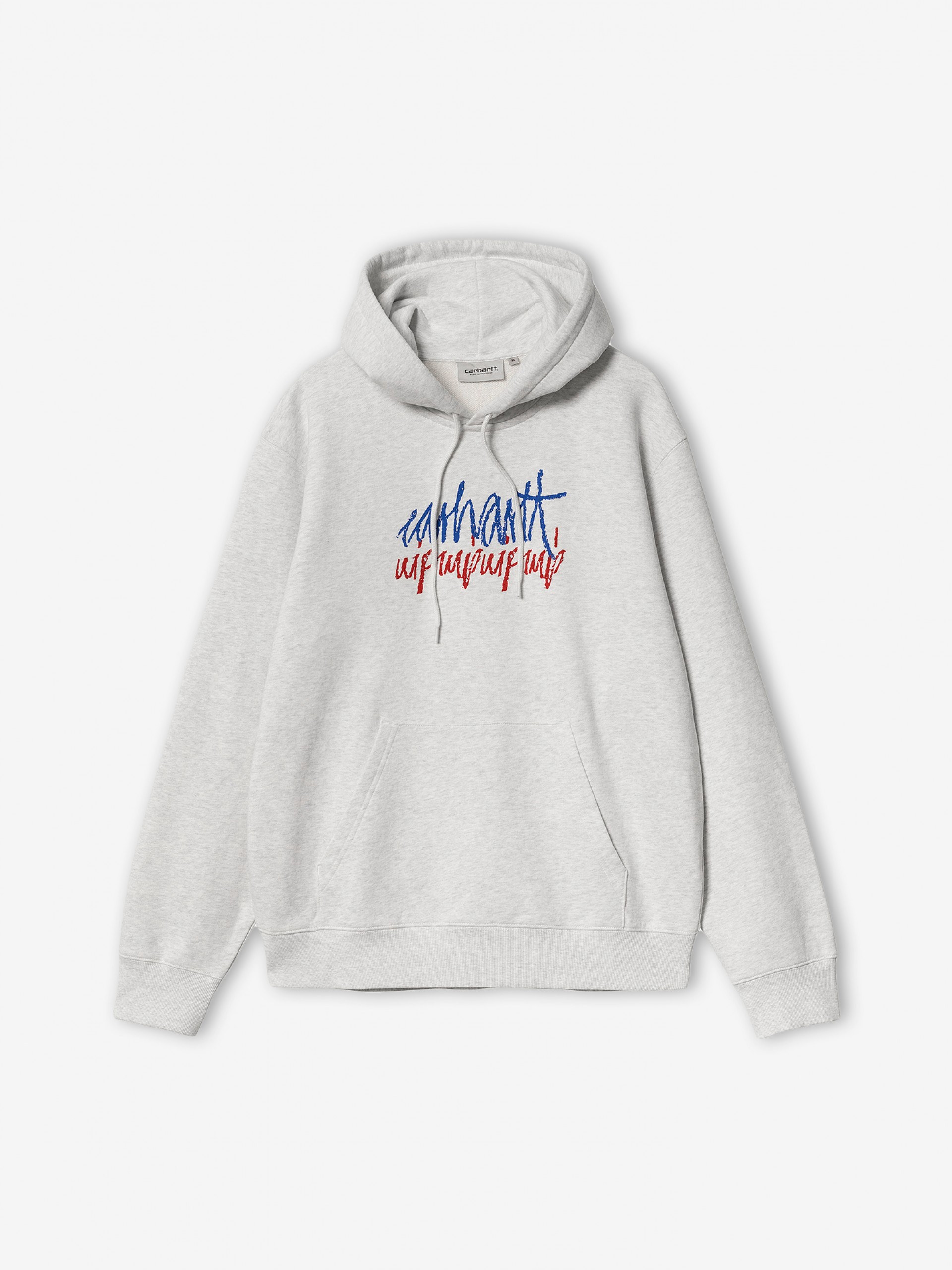 Camisola com Capuz Carhartt WIP Hooded Stereo Cinzenta