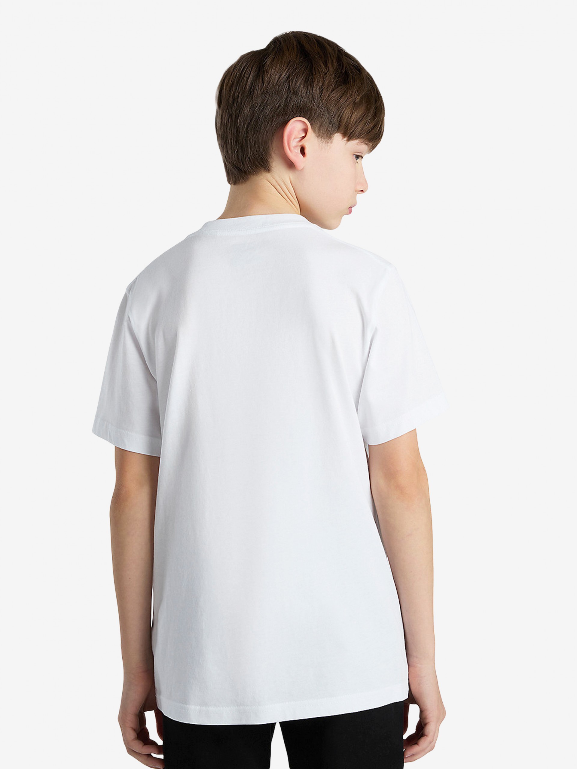 Camiseta Vans By Left Chest Kids Blanca