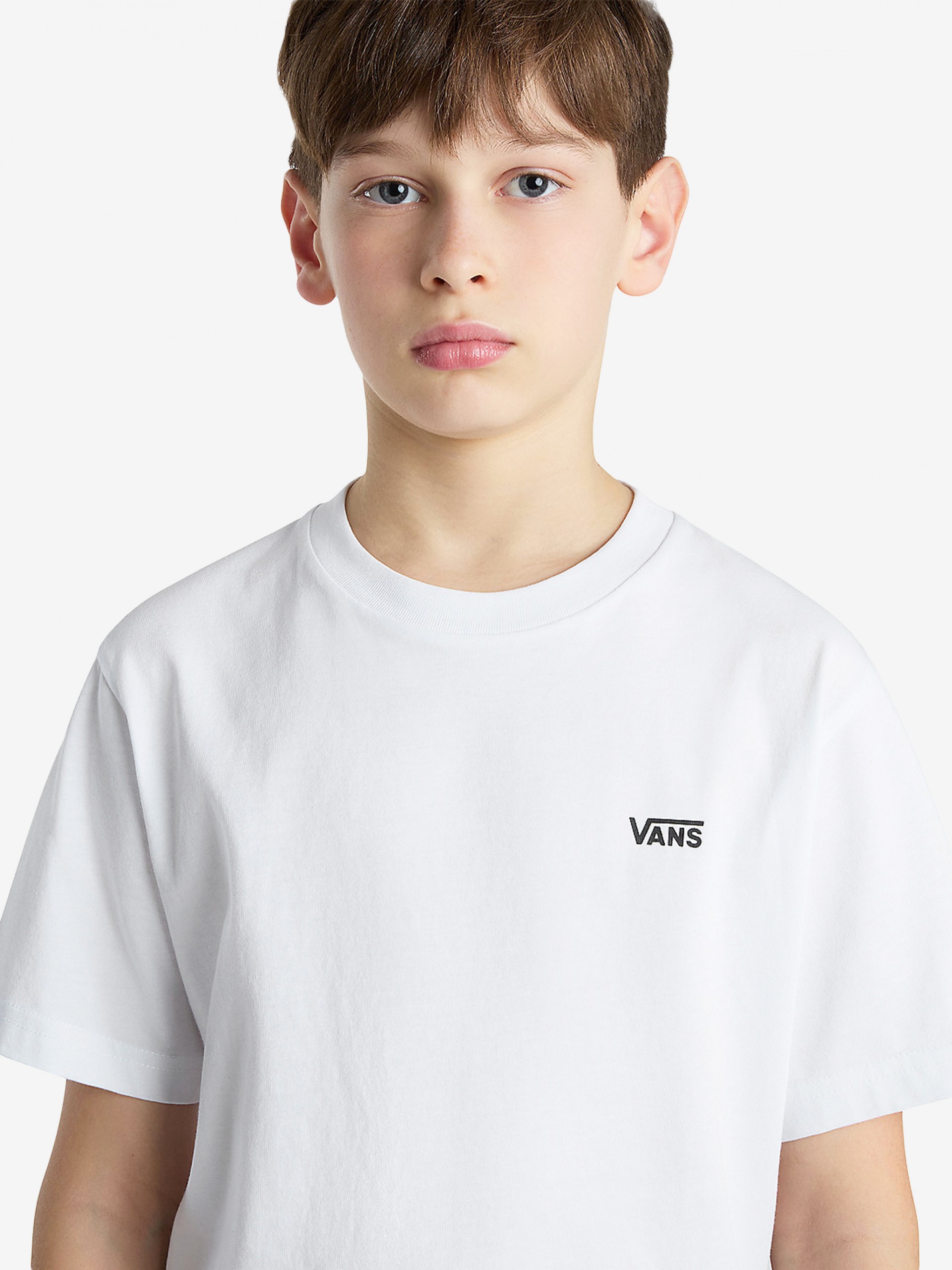 Camiseta Vans By Left Chest Kids Blanca