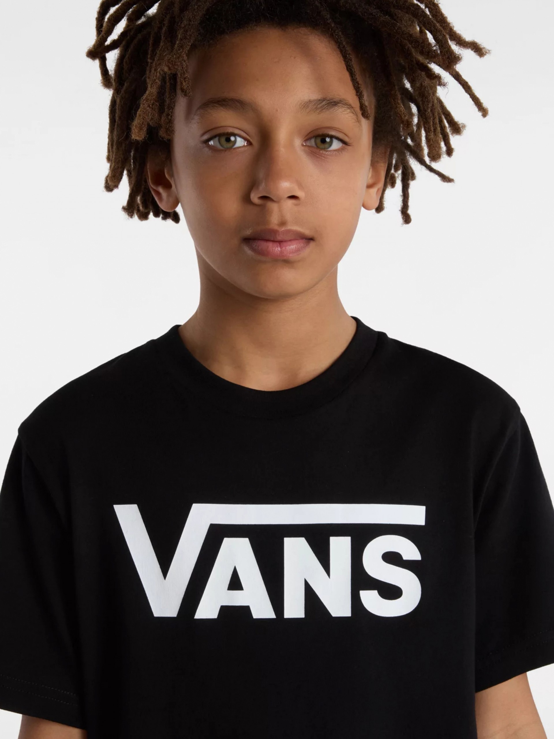 Camiseta Vans Classic Kids Negra