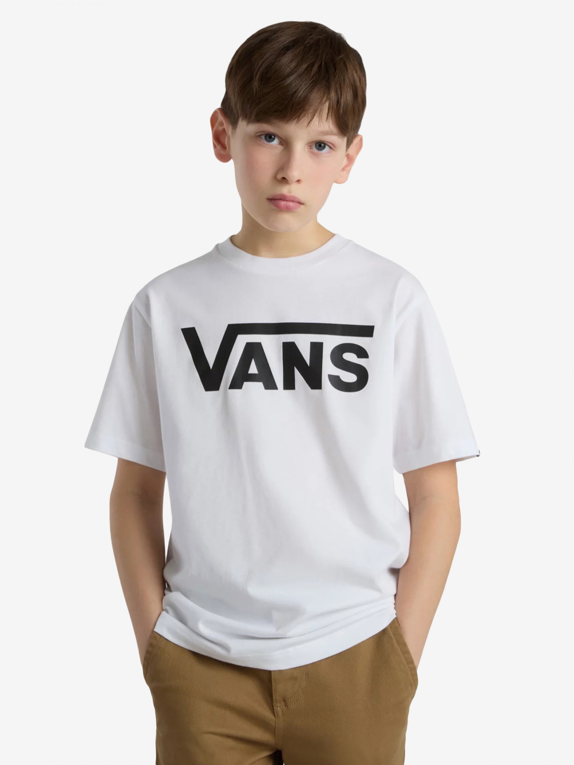 Camiseta Vans Classic Kids Blanca