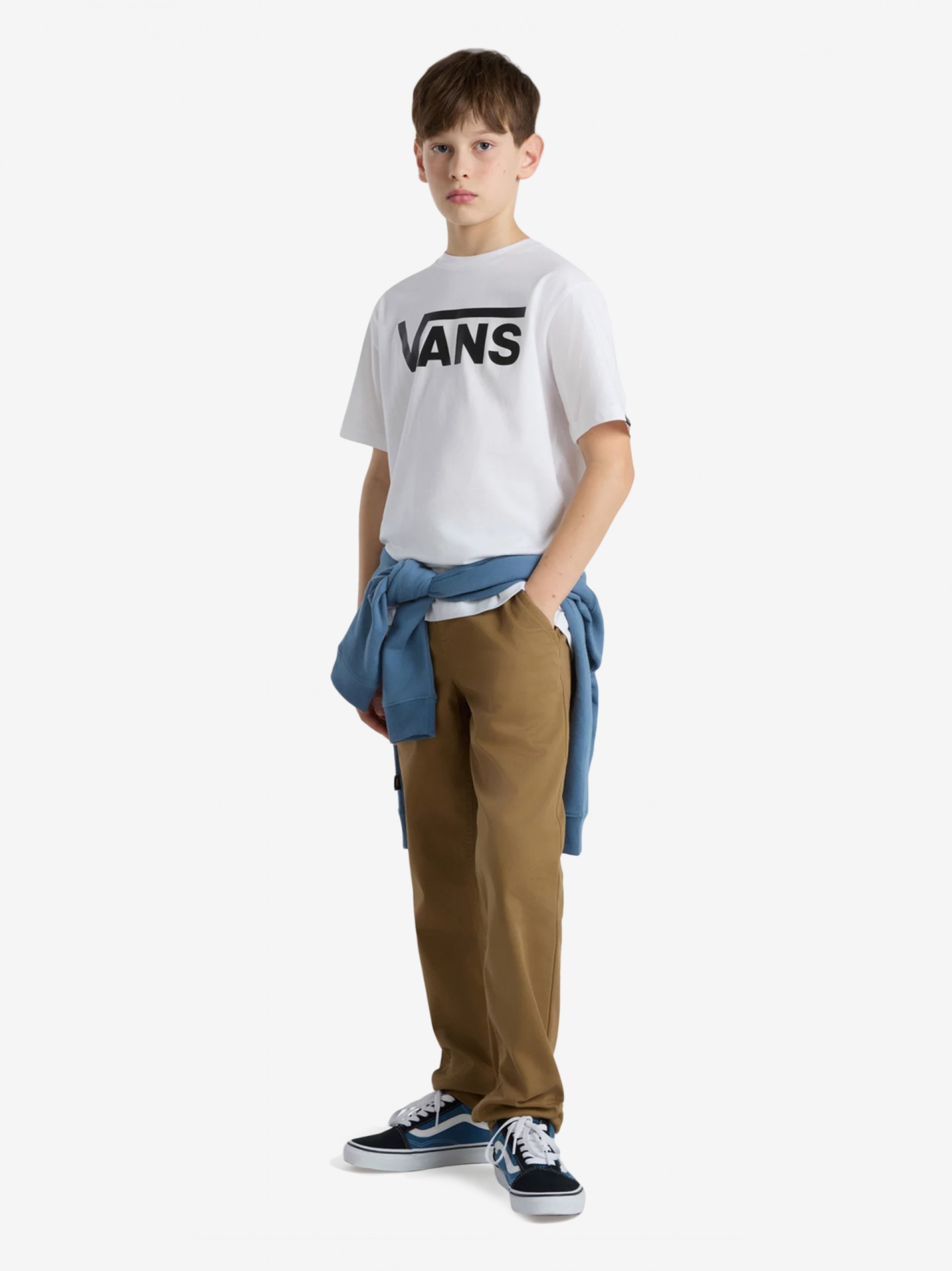 Camiseta Vans Classic Kids Blanca