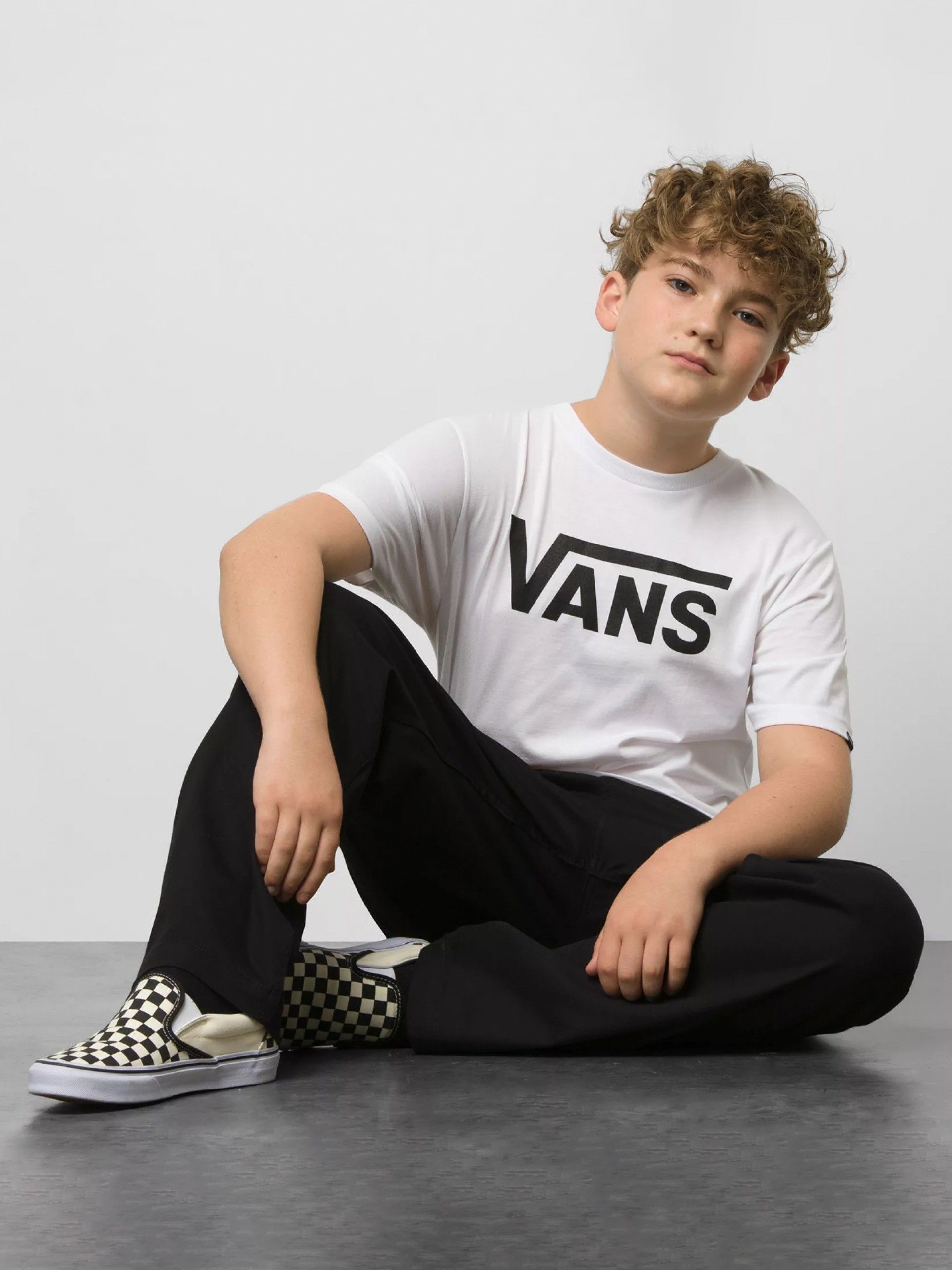 Camiseta Vans Classic Kids Blanca