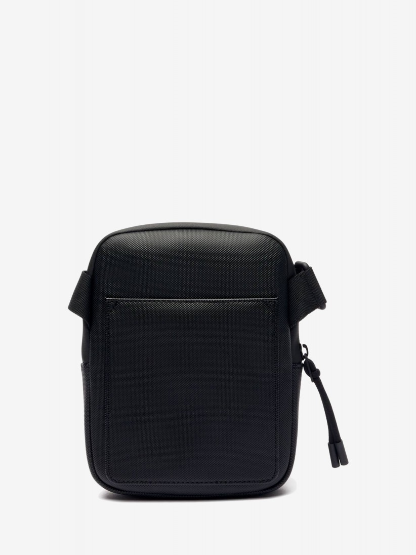 Lacoste Vertical Black Crossbody Bag