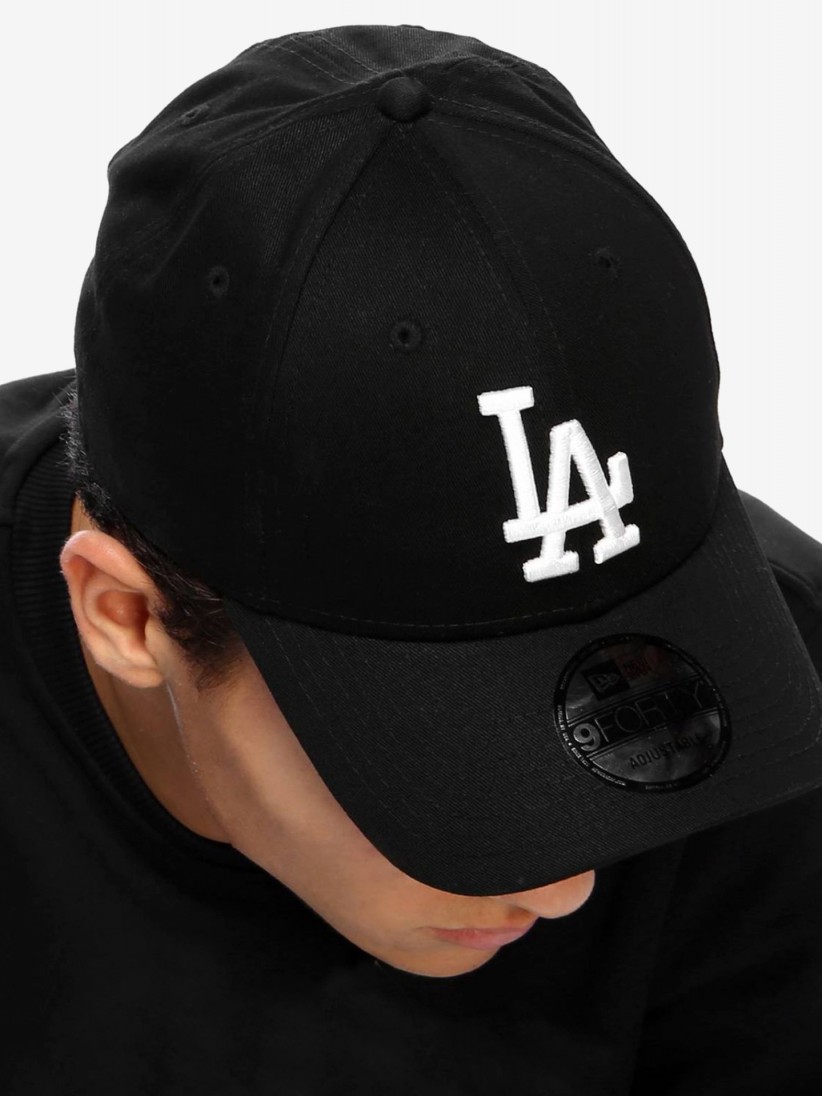 Gorra New Era Los Angeles Dodgers League Essential 9FORTY Negra