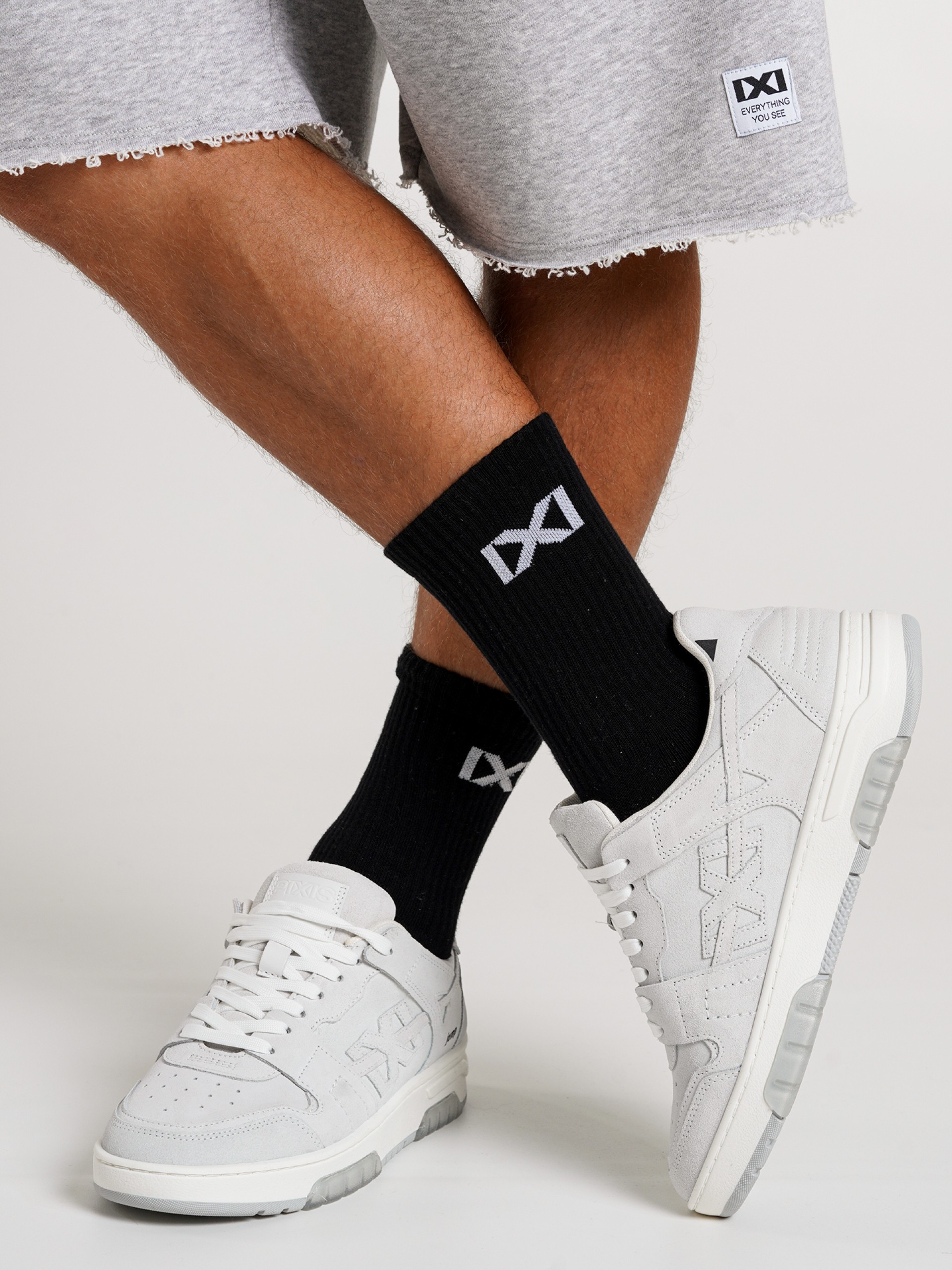 Meias Pixis Crew 3PPK