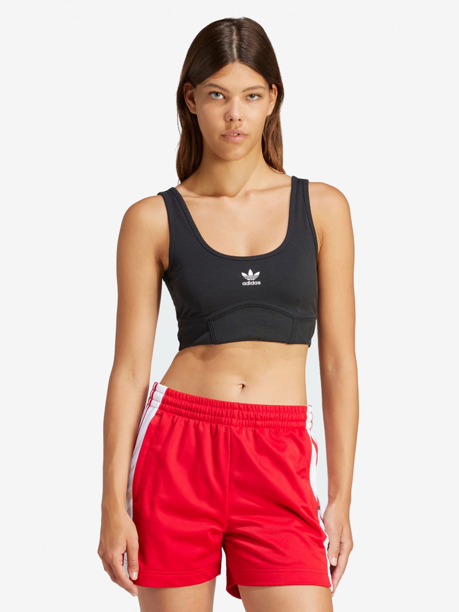 Top Adidas Trefoil W Preto