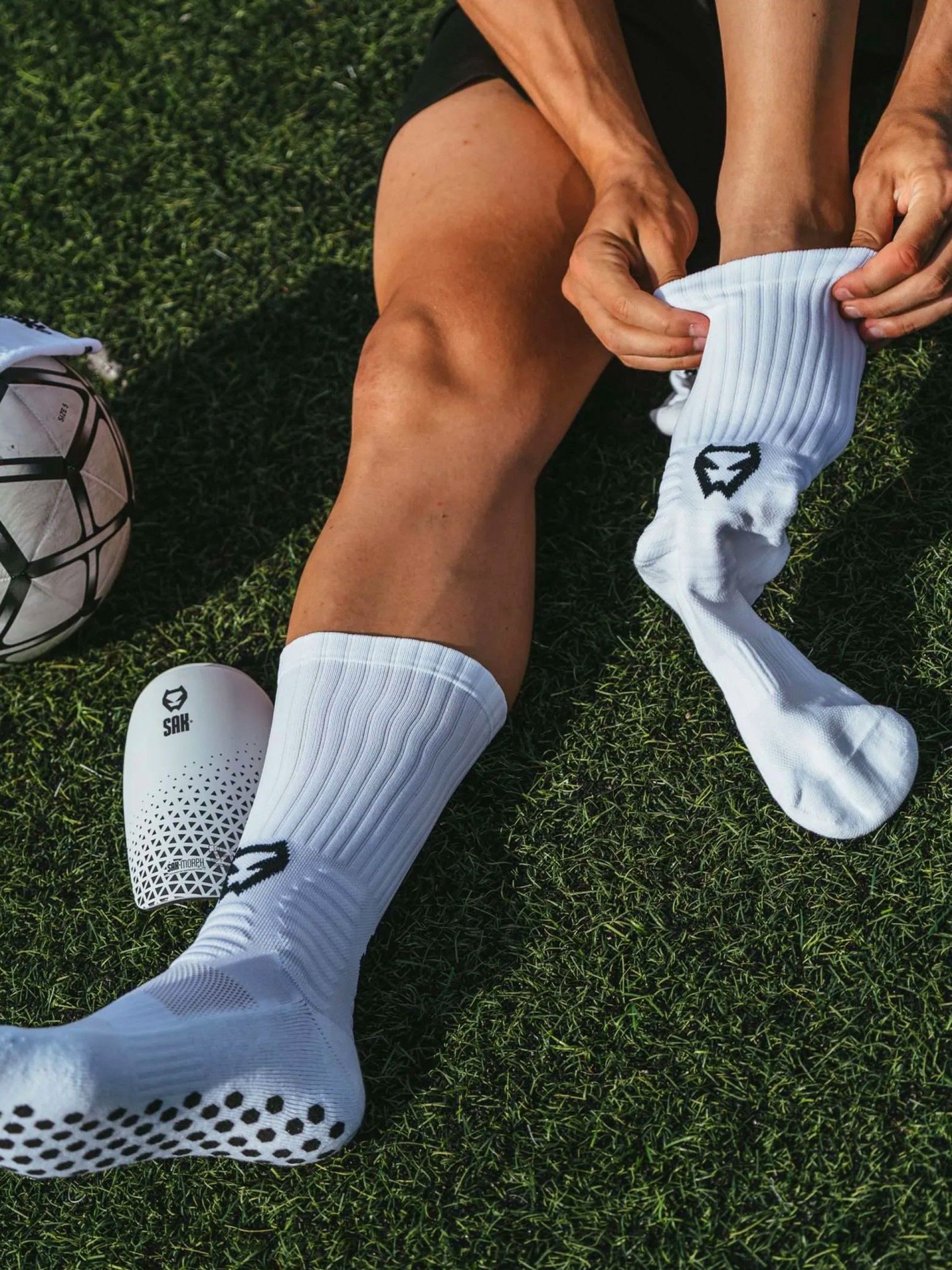 Meias Sak Grip Brancas