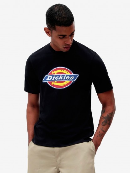 T-shirt Dickies Icon Logo Preta