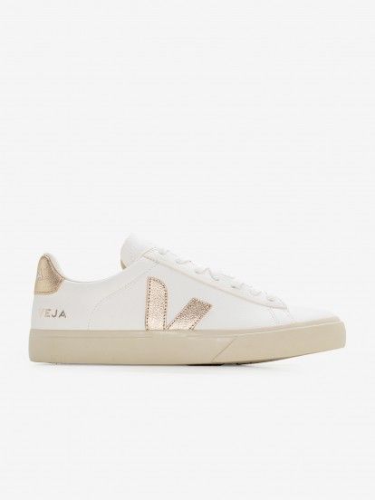 Sapatilhas VEJA Campo Chromefree Leather Brancas e Bege