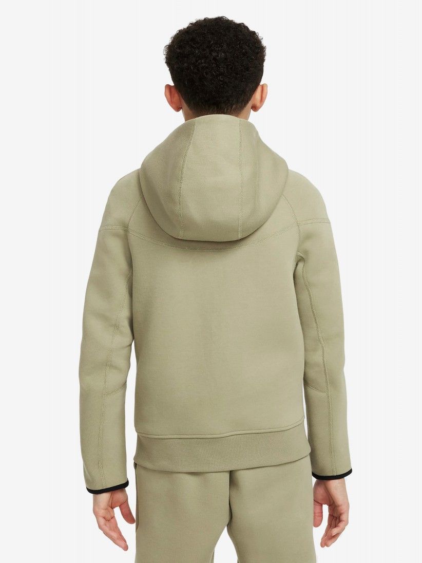 Nike Sportswear Tech Fleece Junior Olive Green Jacket