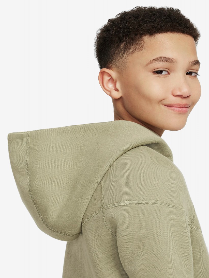 Chaqueta Nike Sportswear Tech Fleece Junior Verde Olive