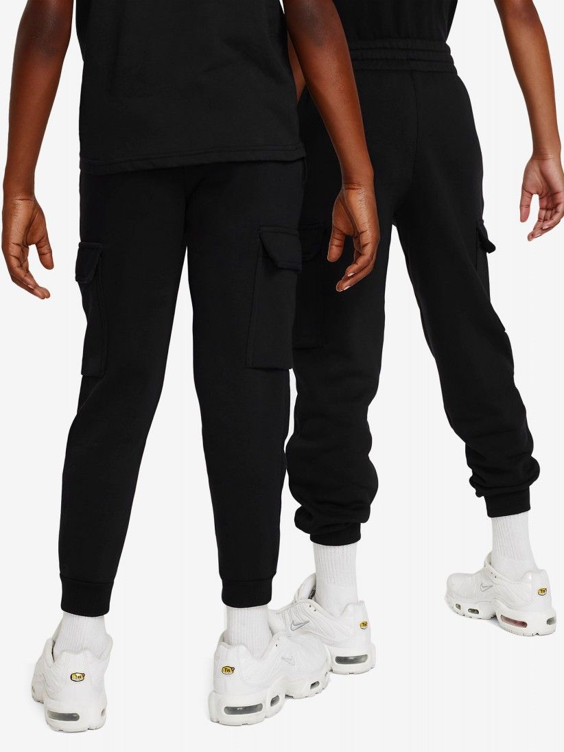 Pantalones Nike Sportswear Club Fleece Negros Junior