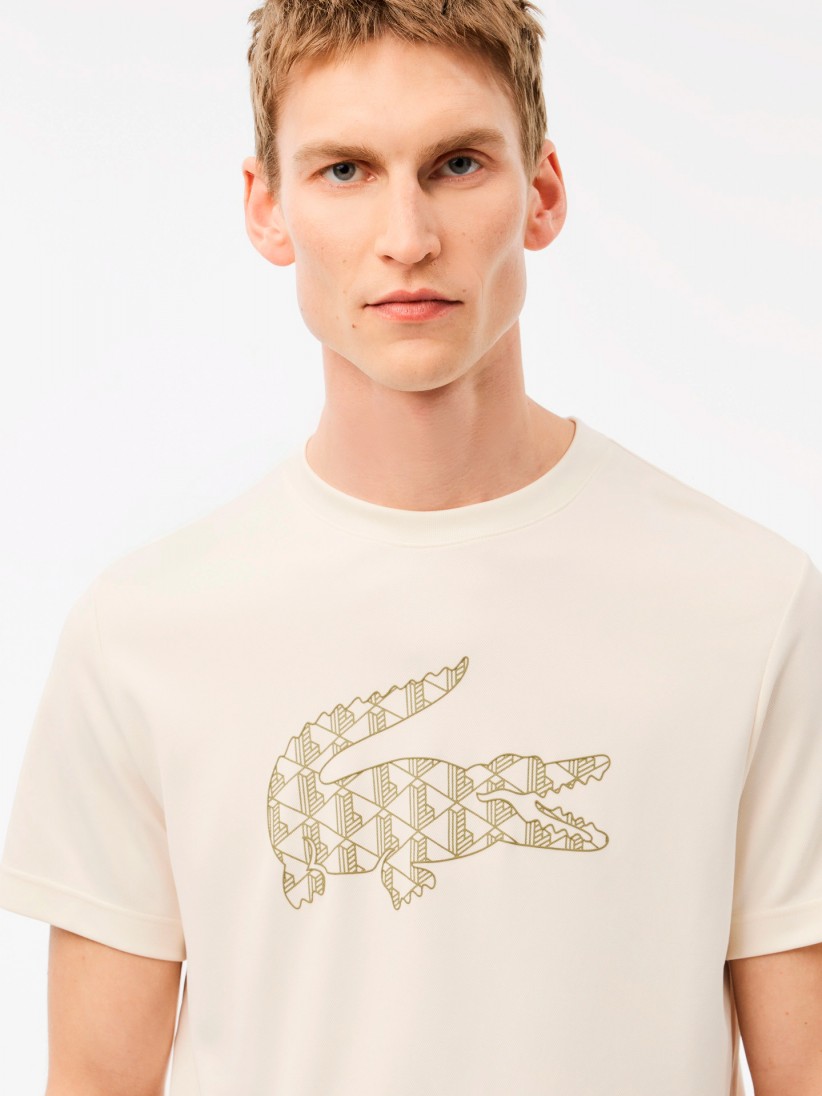 Lacoste Fall Croc Beige T-shirt