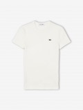 Lacoste Ribbed White T-shirt