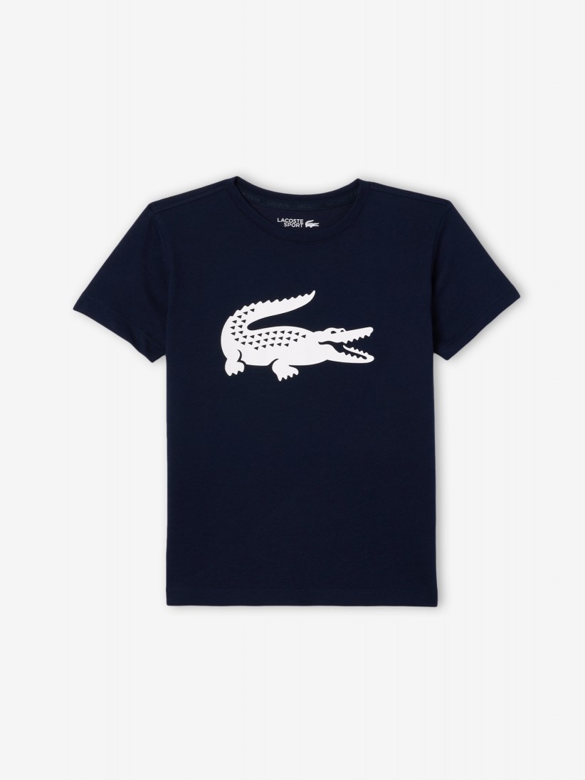 Camiseta Lacoste Croc Kids Azul