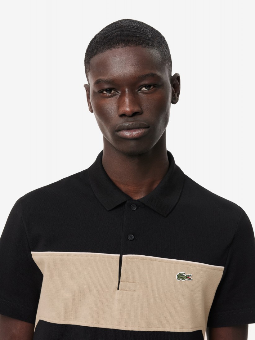 Lacoste block polo shirt best sale