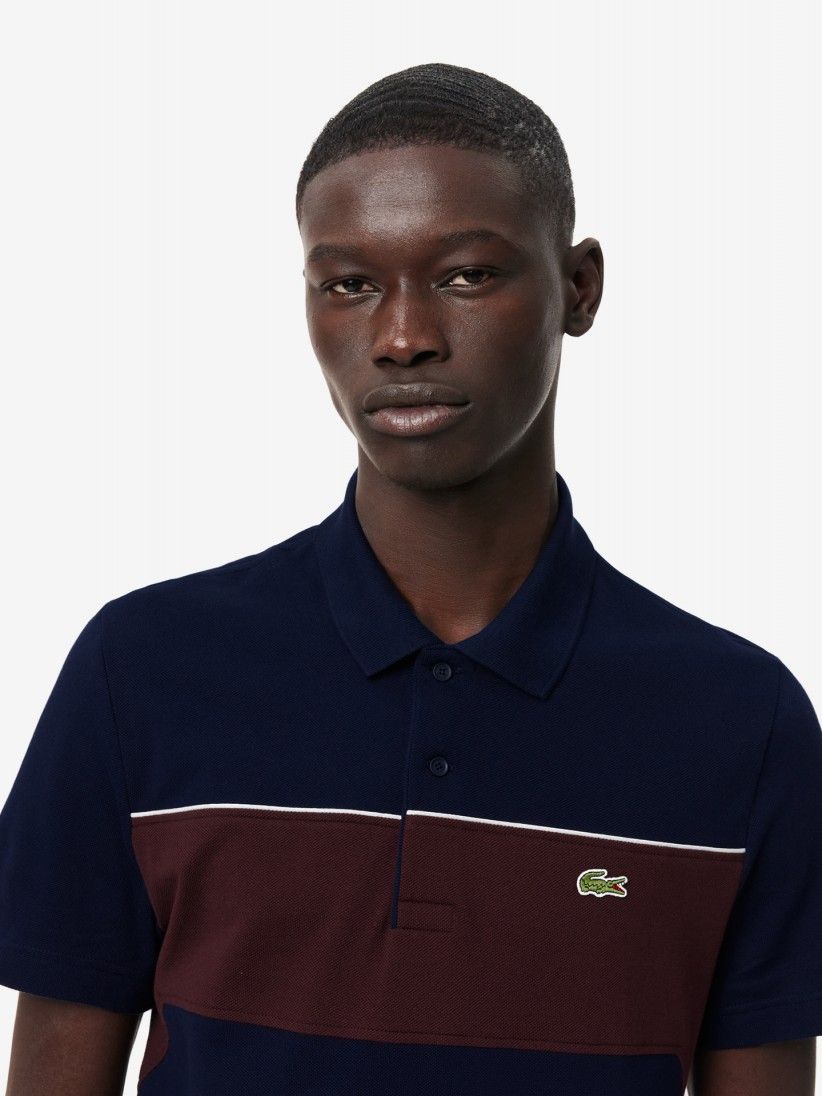 Lacoste color block polo hotsell