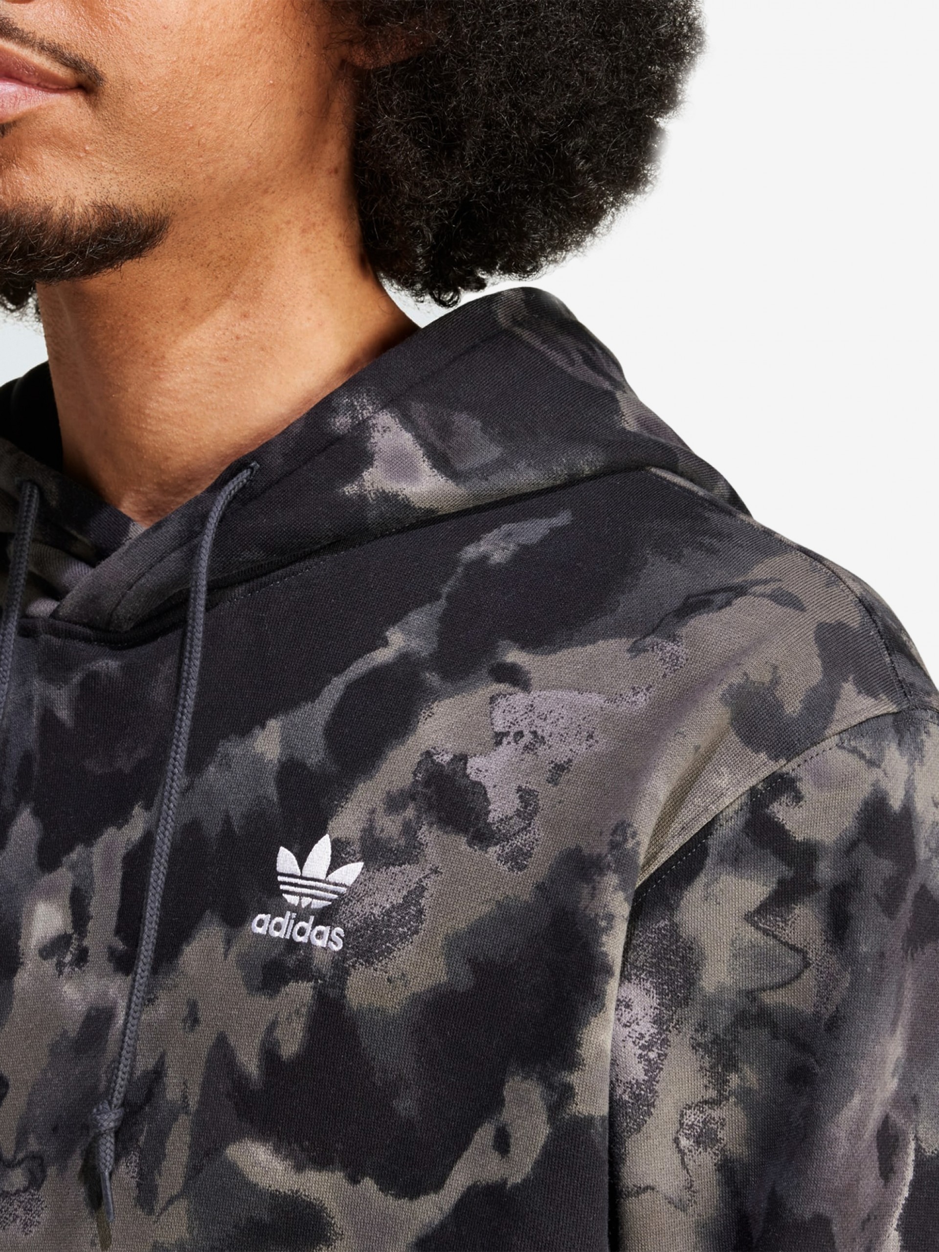 Camisola com Capuz Adidas Tie-Dyed