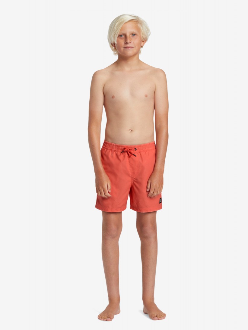 Cales de Banho Quiksilver Solid Criana