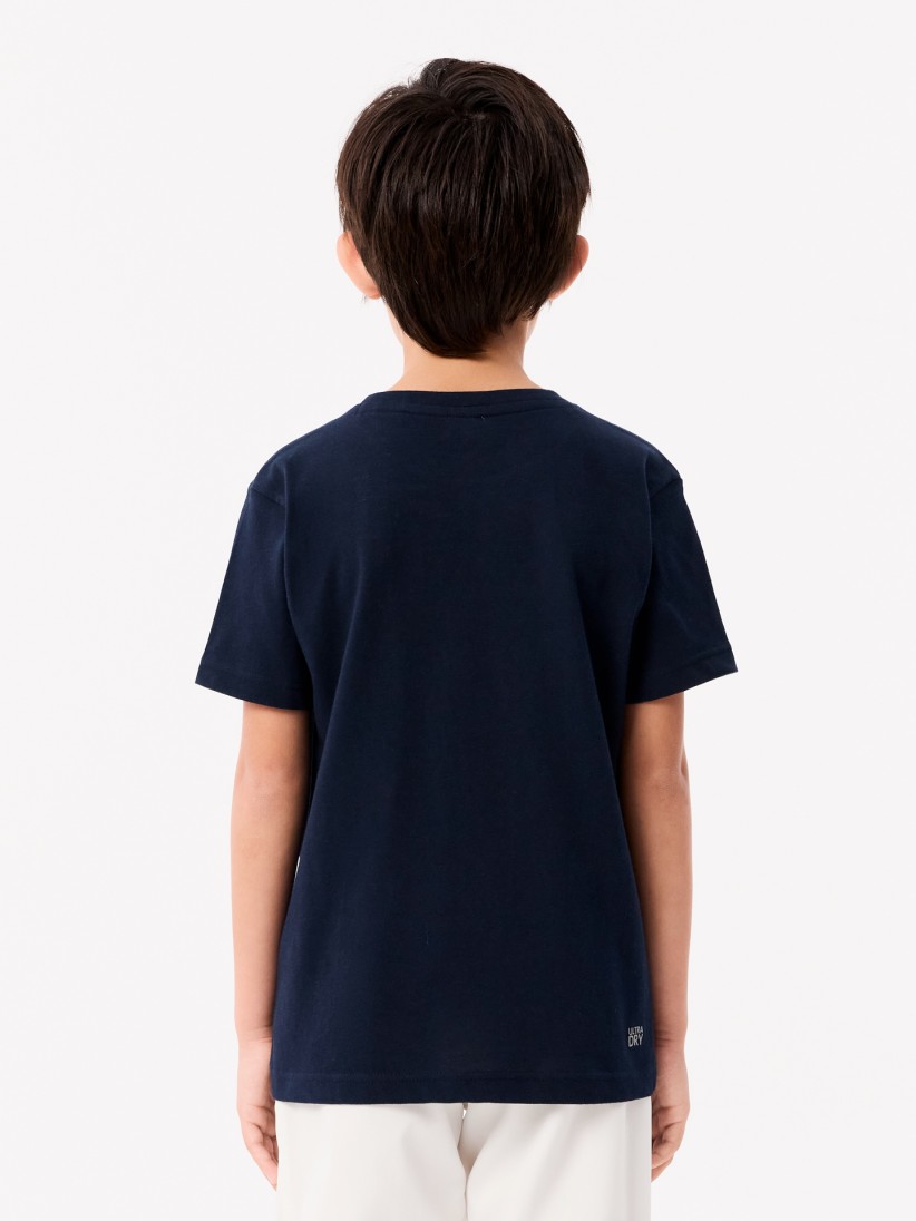 Lacoste Croc Kids Blue T-shirt