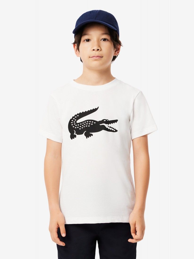 Lacoste Croc Kids White T-shirt