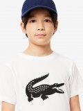 Camiseta Lacoste Croc Kids Blanca