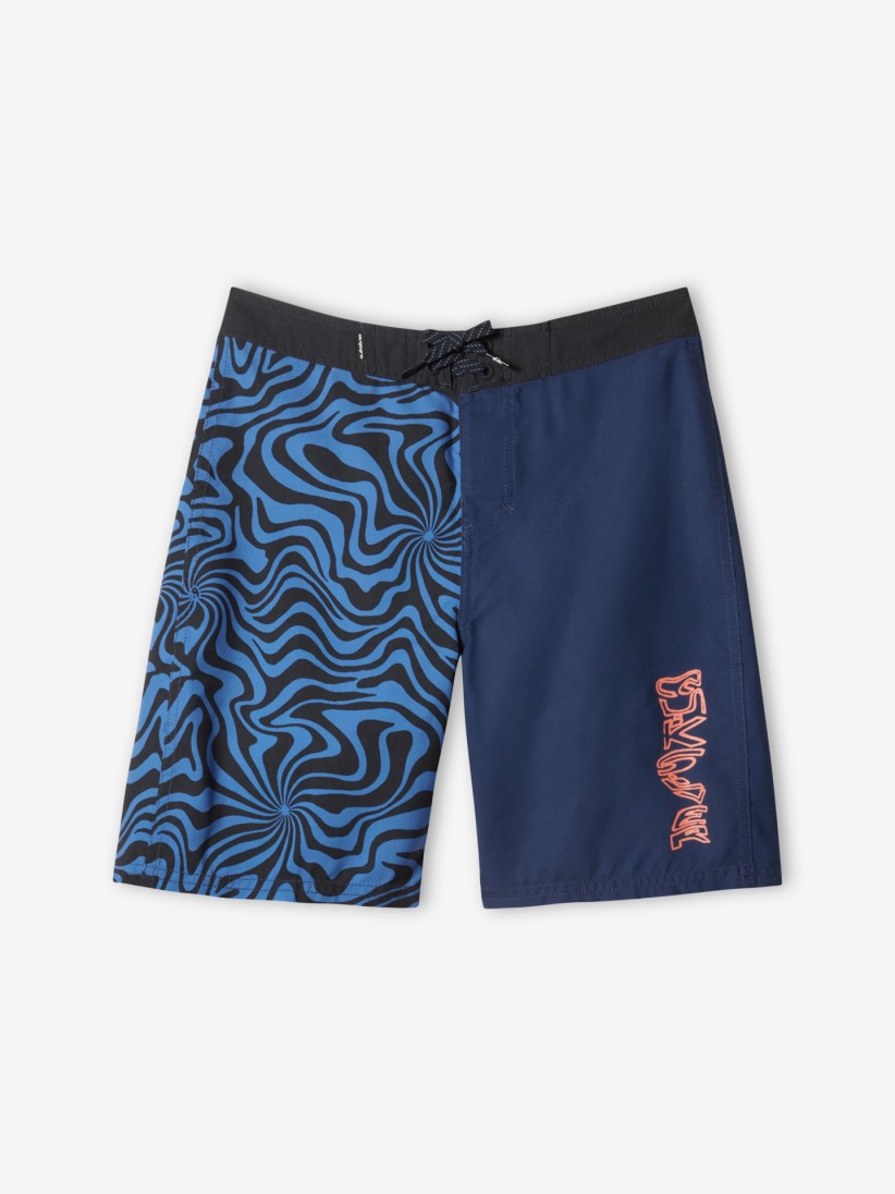 Cales de Banho Quiksilver Everyday Warped Criana