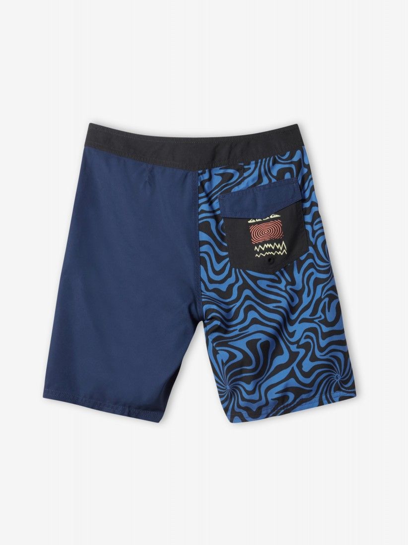 Cales de Banho Quiksilver Everyday Warped Criana