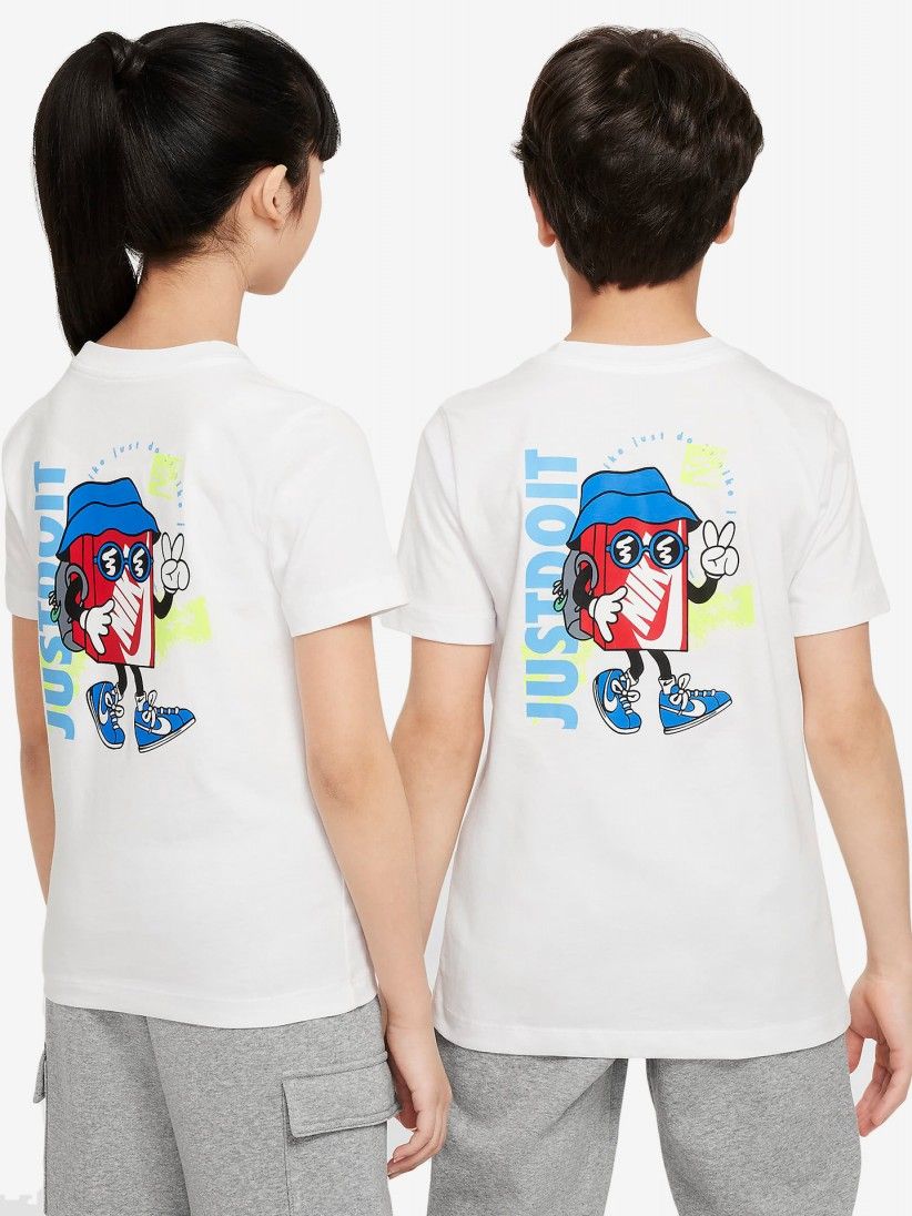 T-shirt Nike Sportswear Junior Branca