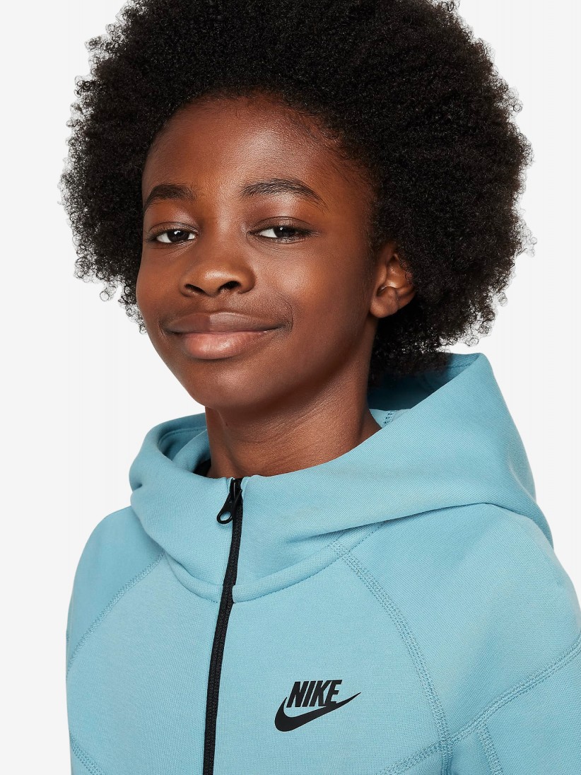 Nike Sportswear Tech Fleece Junior Turquoise Jacket