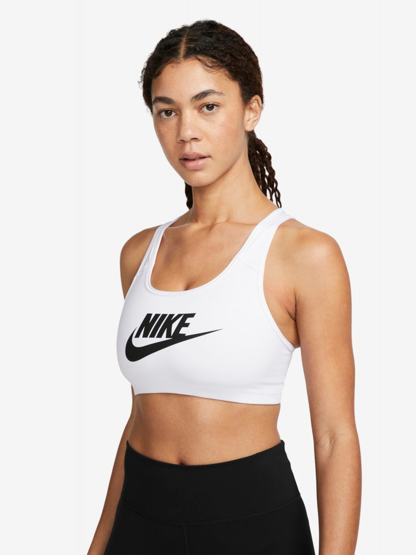 Nike Classic Swoosh Futura Medium Support Sports Bra