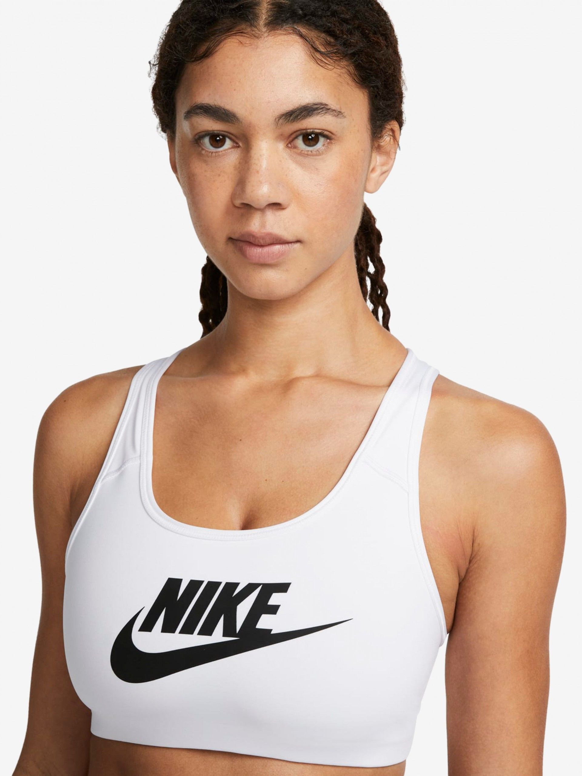 Sujetador Deportivo Nike Classic Swoosh Futura Sujeción Media