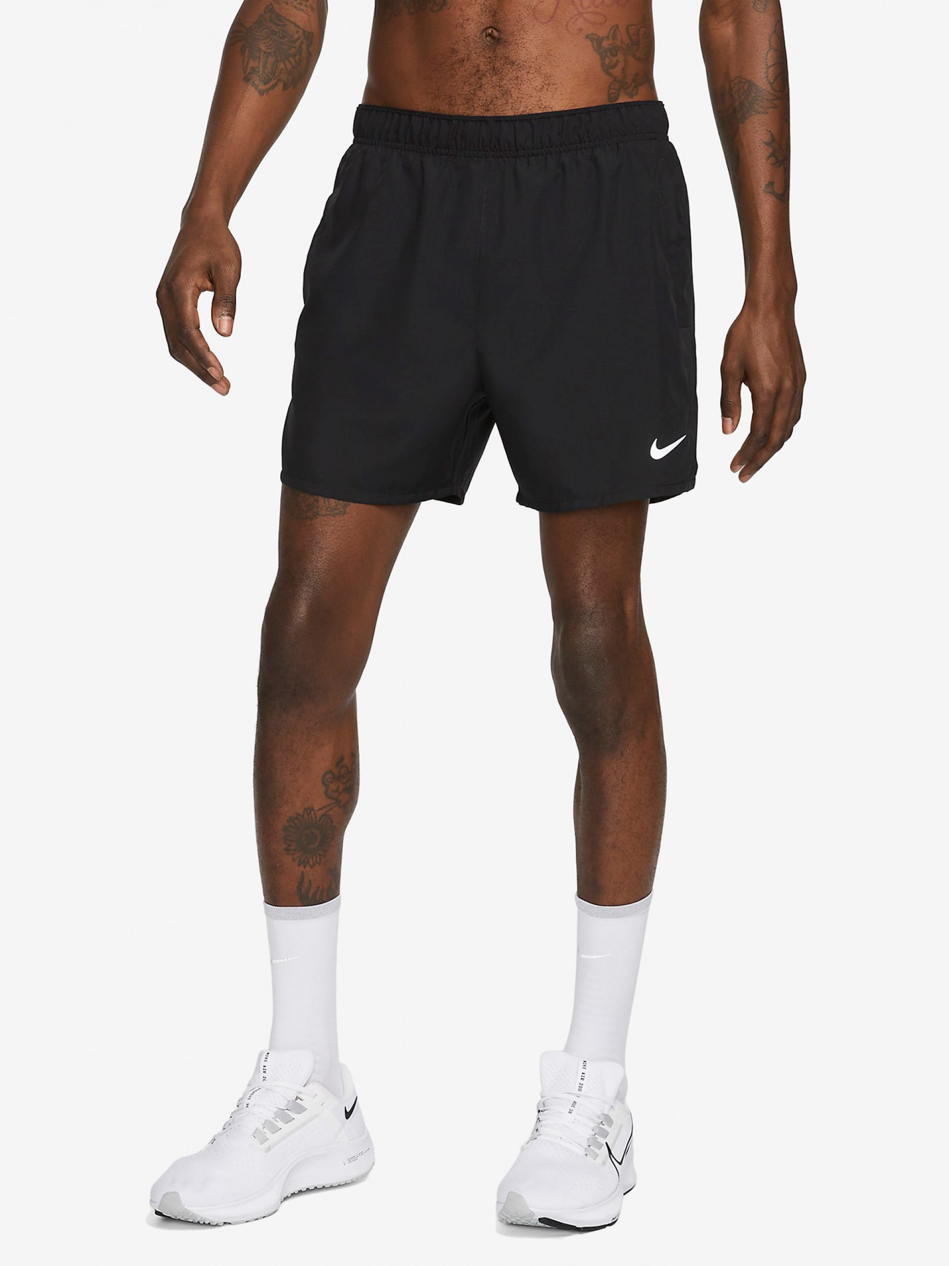 Calções de Running Nike Dri-FIT Challenger 13cm Pretos Para Homem