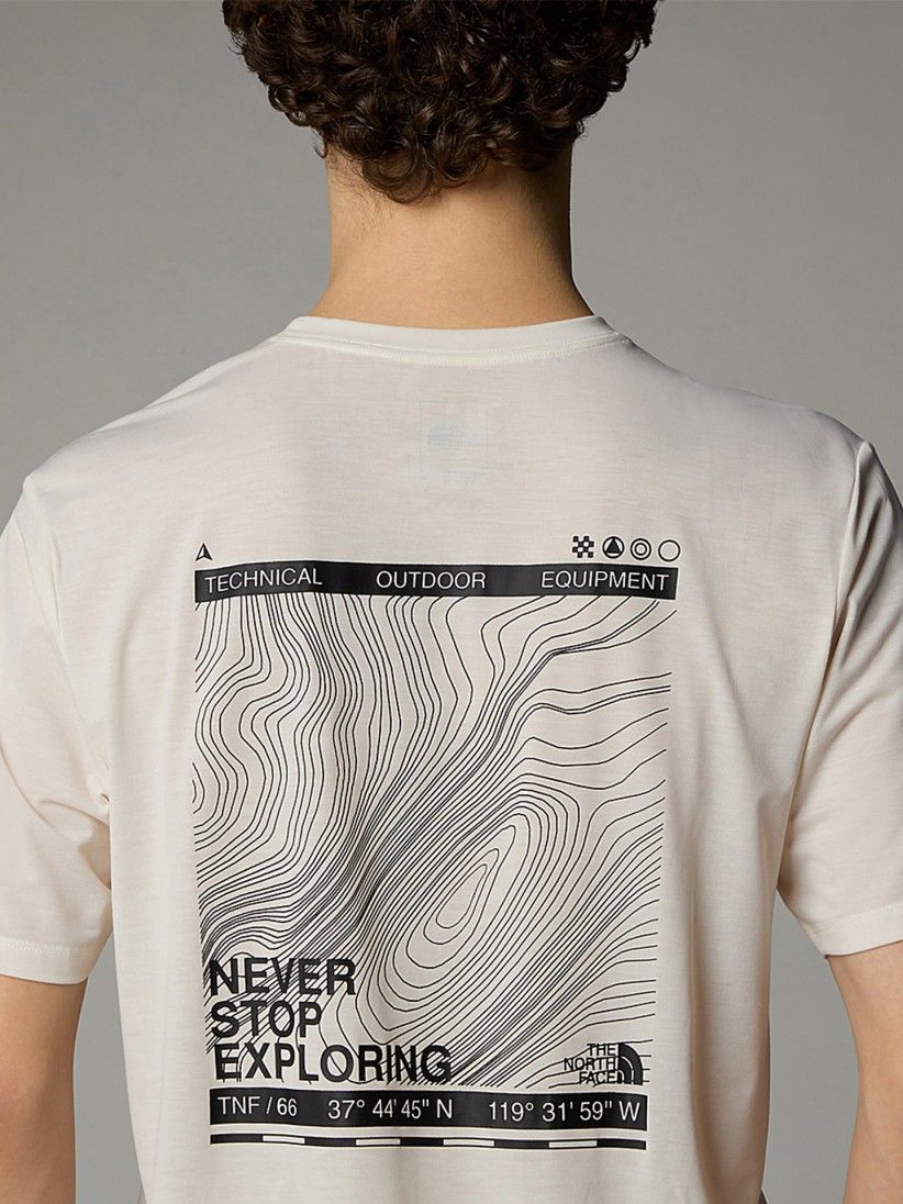 T-shirt The North Face Topographic Foundation