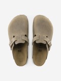 Birkenstock Boston Oiled Leather Slides