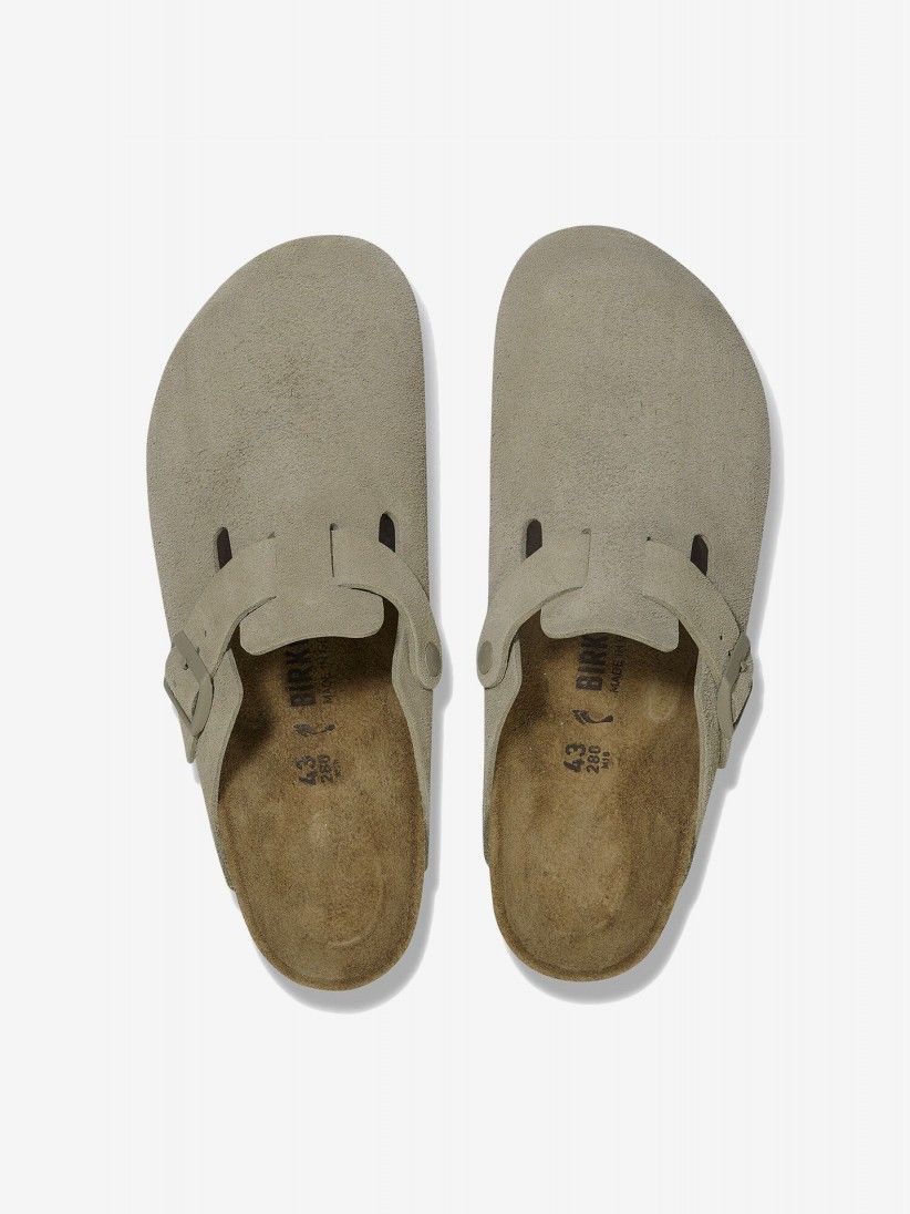 Chinelos Birkenstock Boston Suede Leather