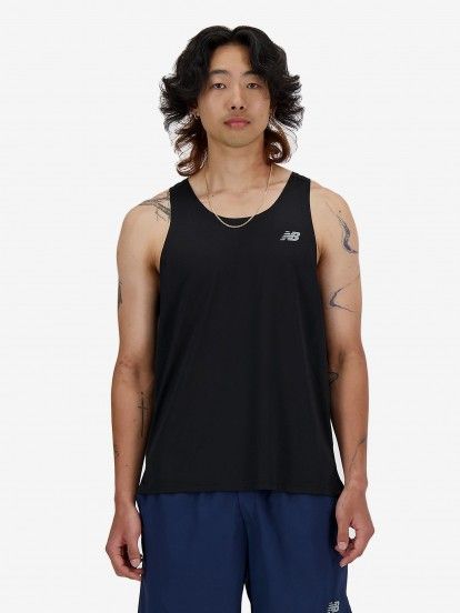 Camiseta de Tirantes New Balance Running Sport Essentials Negra