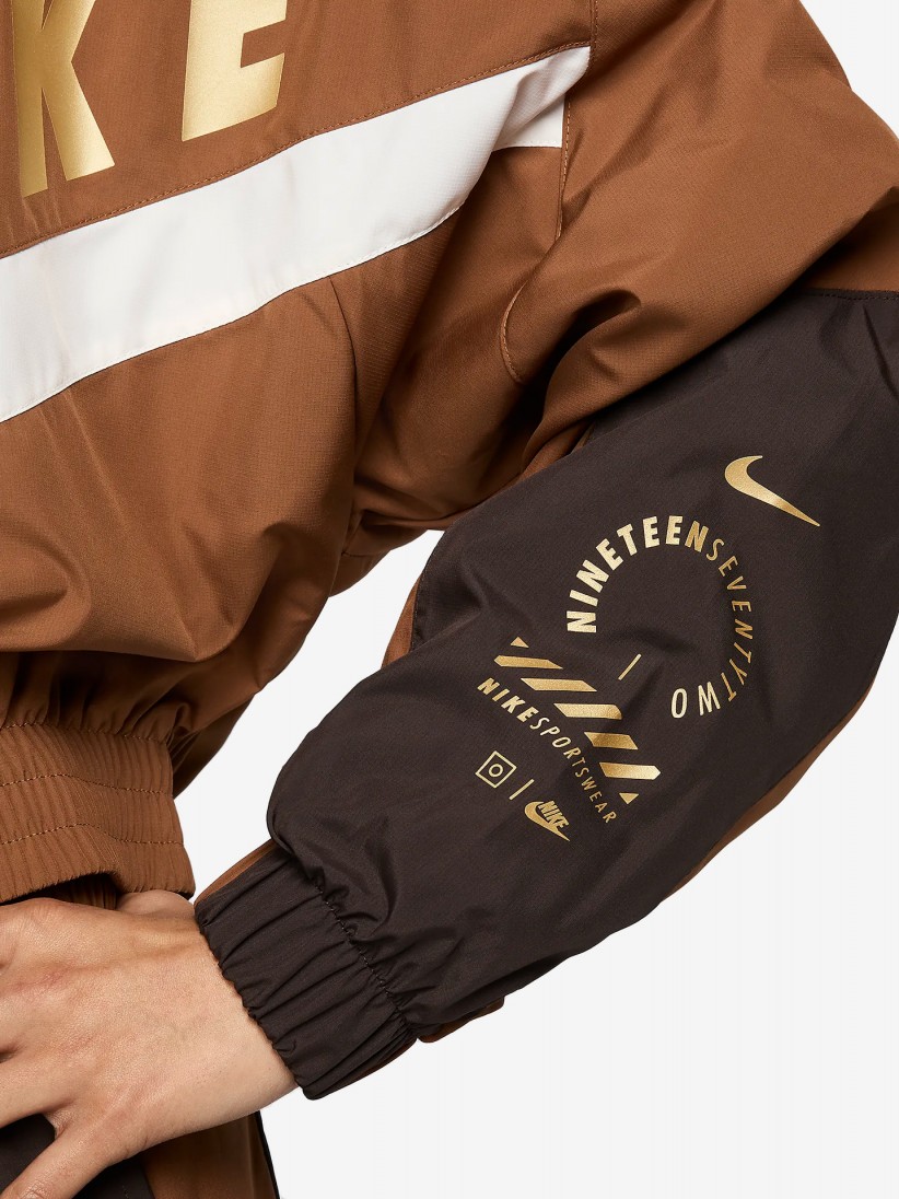 Nike Sportswear Woven W Brown Jacket