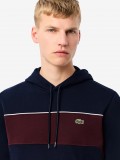 Lacoste Colorblock Classic Navy Blue Hoodie