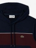 Lacoste Colorblock Classic Navy Blue Hoodie