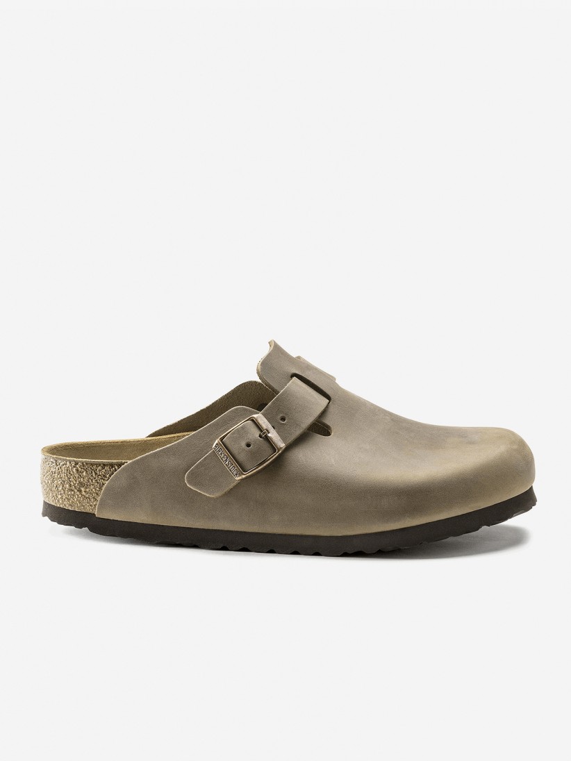 Birkenstock Boston Oiled Leather Slides