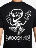 T-shirt Nike Sportswear Swoosh Preta