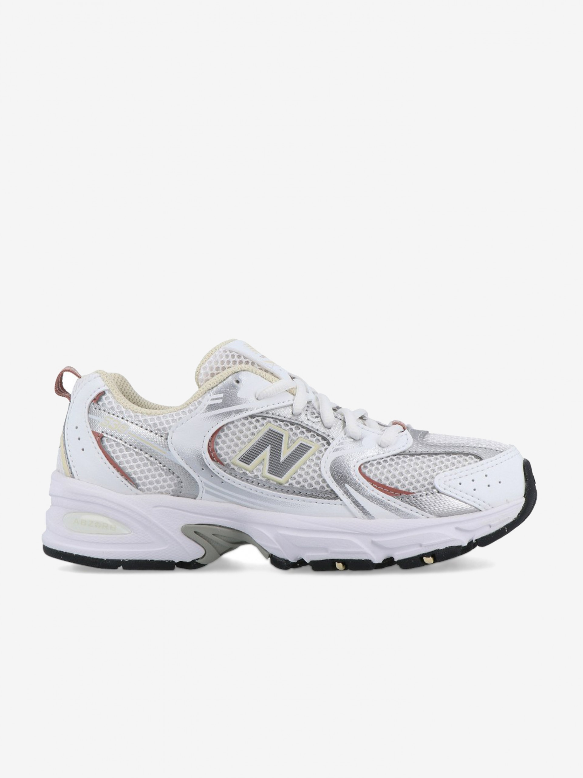 New Balance GR530 V1 White and Yellow Sneakers