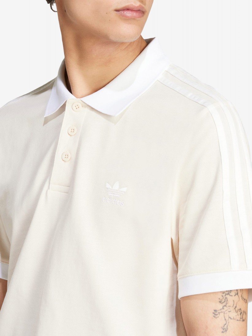 Polo Adidas 3-Stripes Adicolor Beige