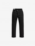 Levis 501 Crop Black Jeans