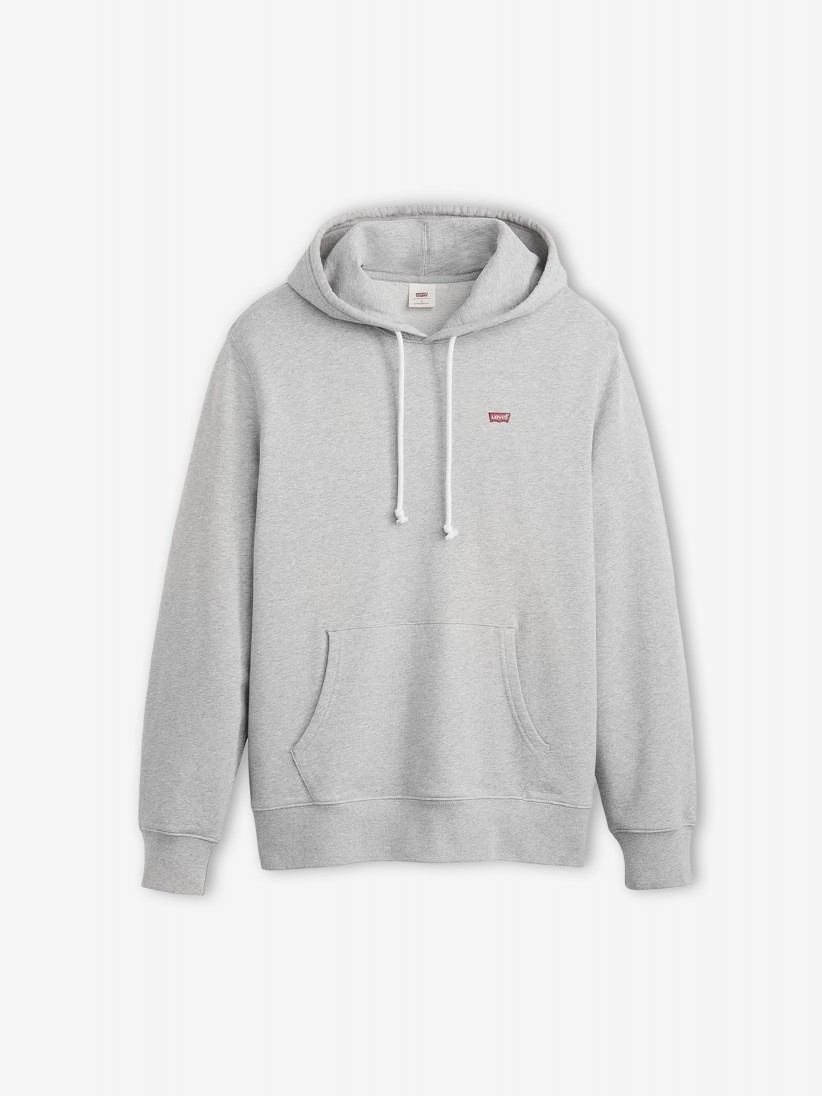 Levis Original Housemark Grey Hoodie